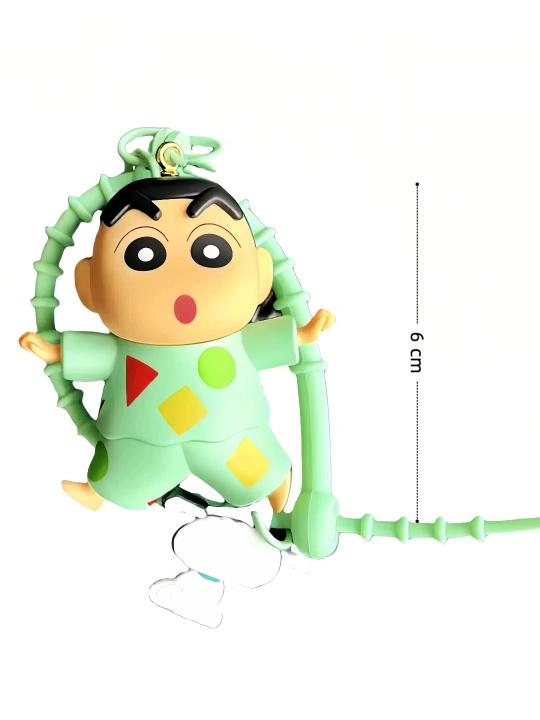 Pijamadagi Shin-chan kalit jipsi, 6 sm o‘lchamda