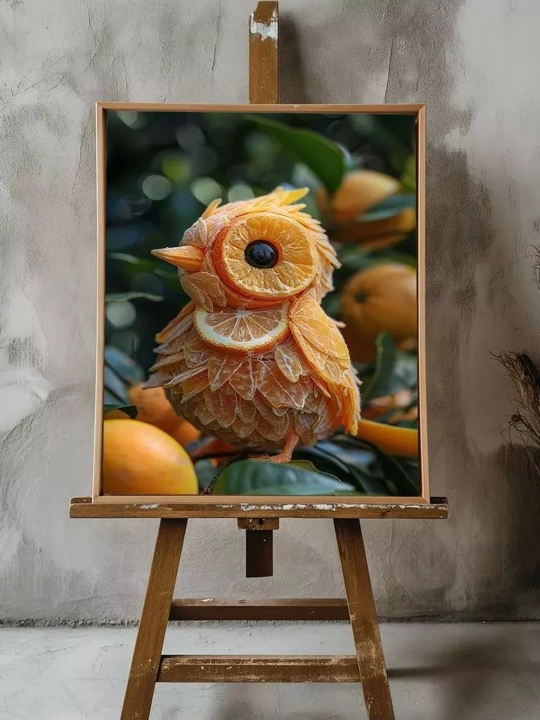 ARTERY devoridagi interyer rasmi, kanvasga bosma, ramka ostidagi poster