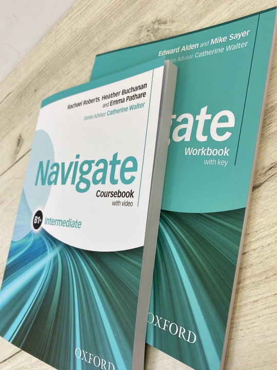 OXFORD Navigate Intermediate B2 darajasidagi ingliz tili darsligi va ish daftari to‘plami