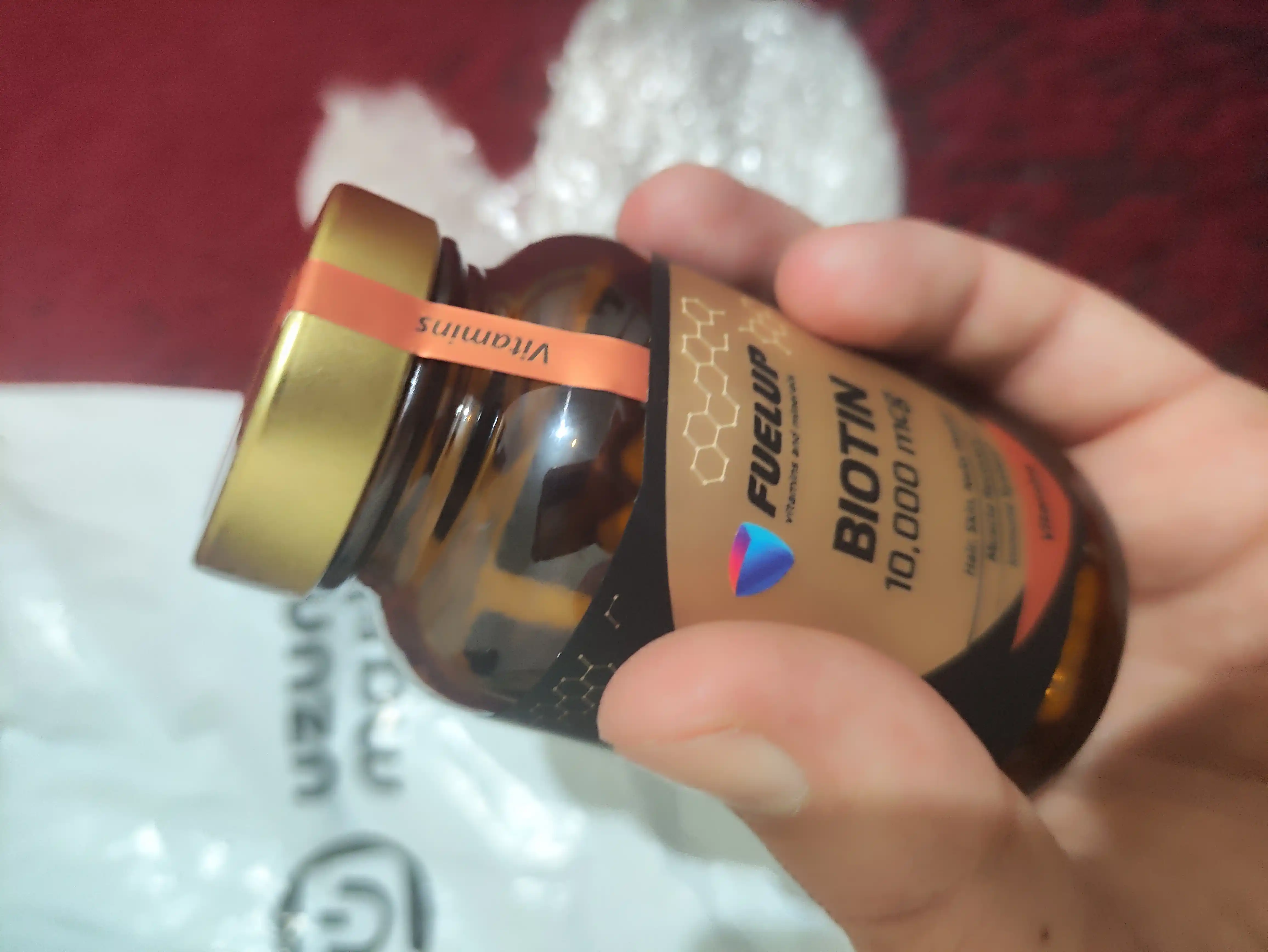 БИОТИН (BIOTIN) 10000 мкг 60 табеток ФуелАП стеклянная упаковка