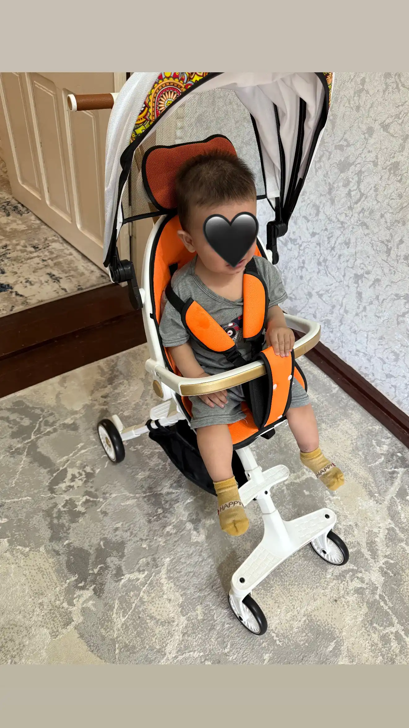 Коляска для детей, простая сборка и настройка, до 3 лет