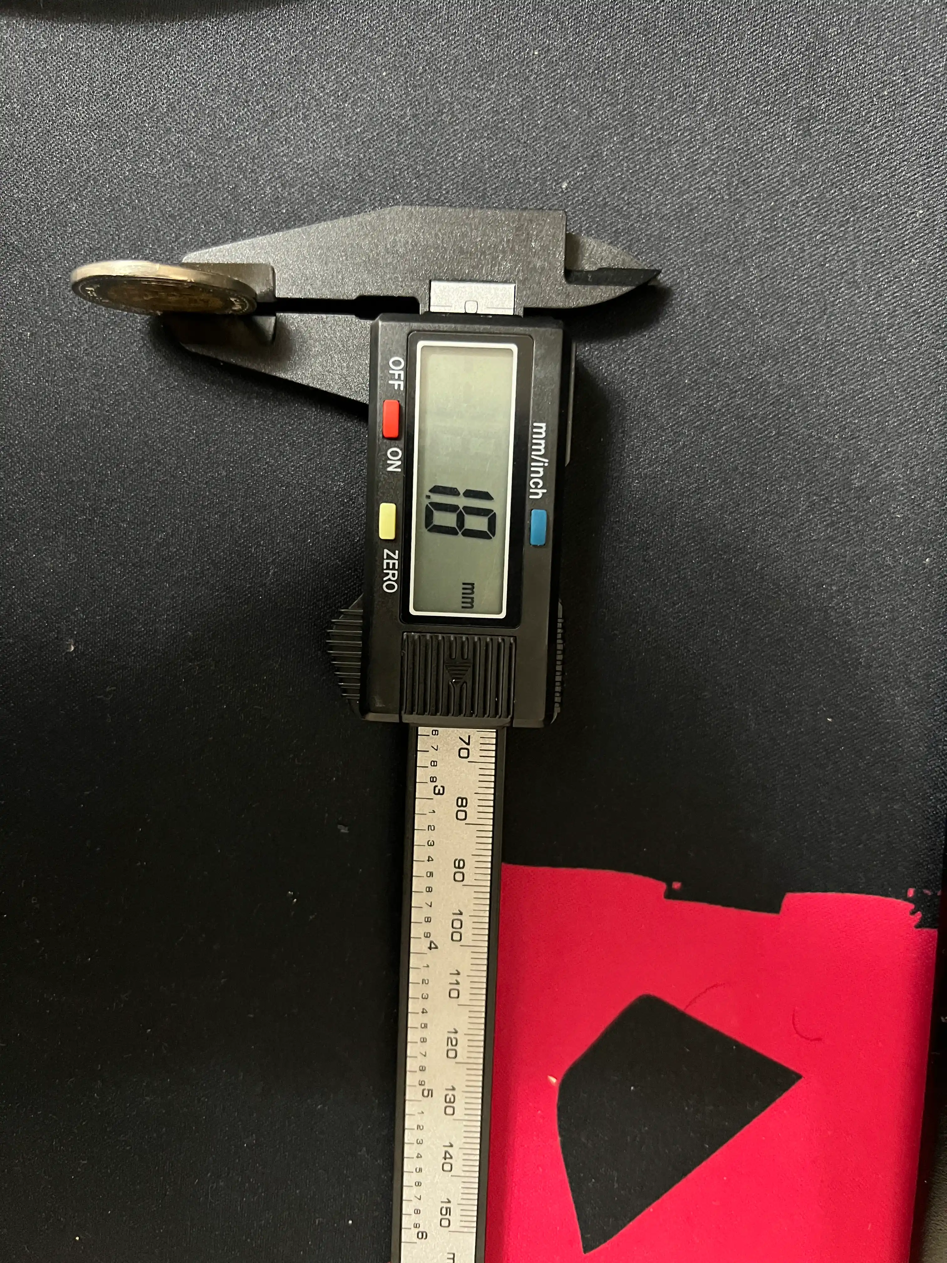 Kaliper plastik, 150 mm, elektron