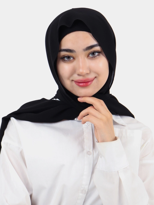 Magnitli shifon daxanli sharf, Kaliforniya boni-sharfi, shifonli sharf, o'lcham 180*75