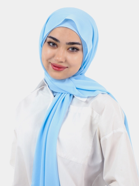 Magnitli shifon daxanli sharf, Kaliforniya boni-sharfi, shifonli sharf, o'lcham 180*75