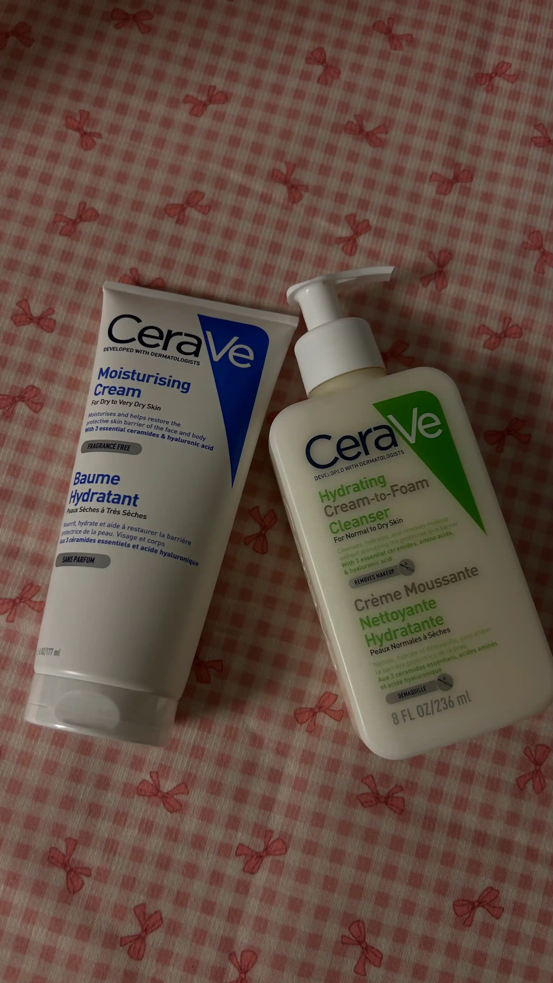 CeraVe Yuvinish uchun namlantiruvchi krem-ko‘pik, 236 ml