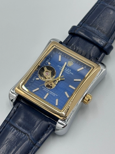 Date just мужские механические часы, с автоподзаводом, подарочная упаковка — RWATCHS-CHASI10-СИНИЙ