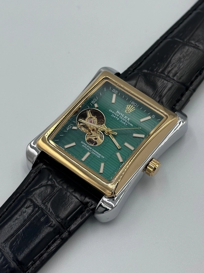 Date just мужские механические часы, с автоподзаводом, подарочная упаковка — RWATCHS-CHASI10-ЗОЛОТ