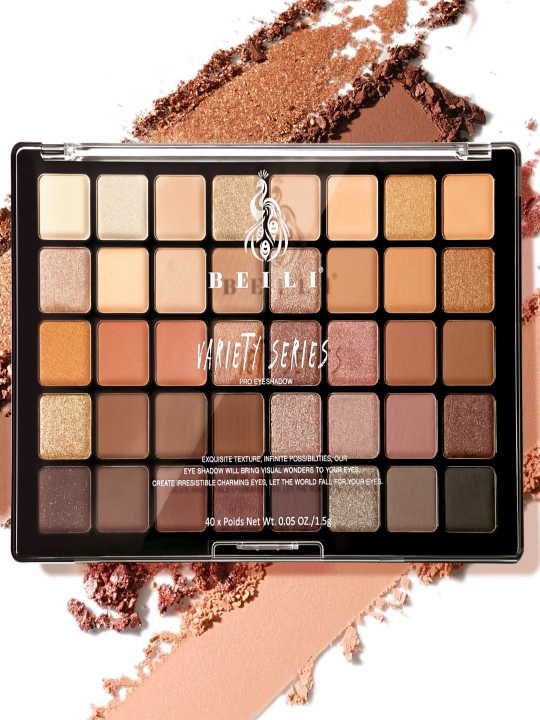 BEILI ko‘z soyalari 40 xil rangda, xira, shimmer, neytral tuslarda
