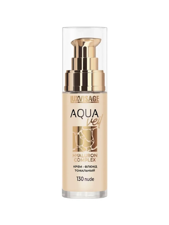 Тональный крем флюид тон 130 nude AQUA veil HYALURON