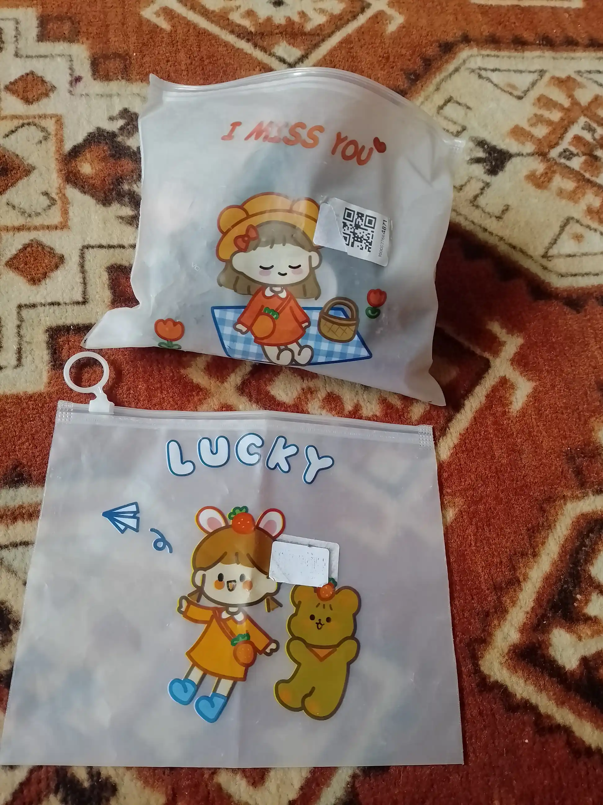 Kosmetik sumkasi "Kaktus", maktab va ofis uchun, A5
