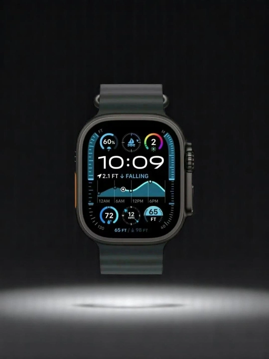 Aqlli soatlar Apple Watch Ultra 2 2024 GPS + Cellular, 49 mm, titan korpus