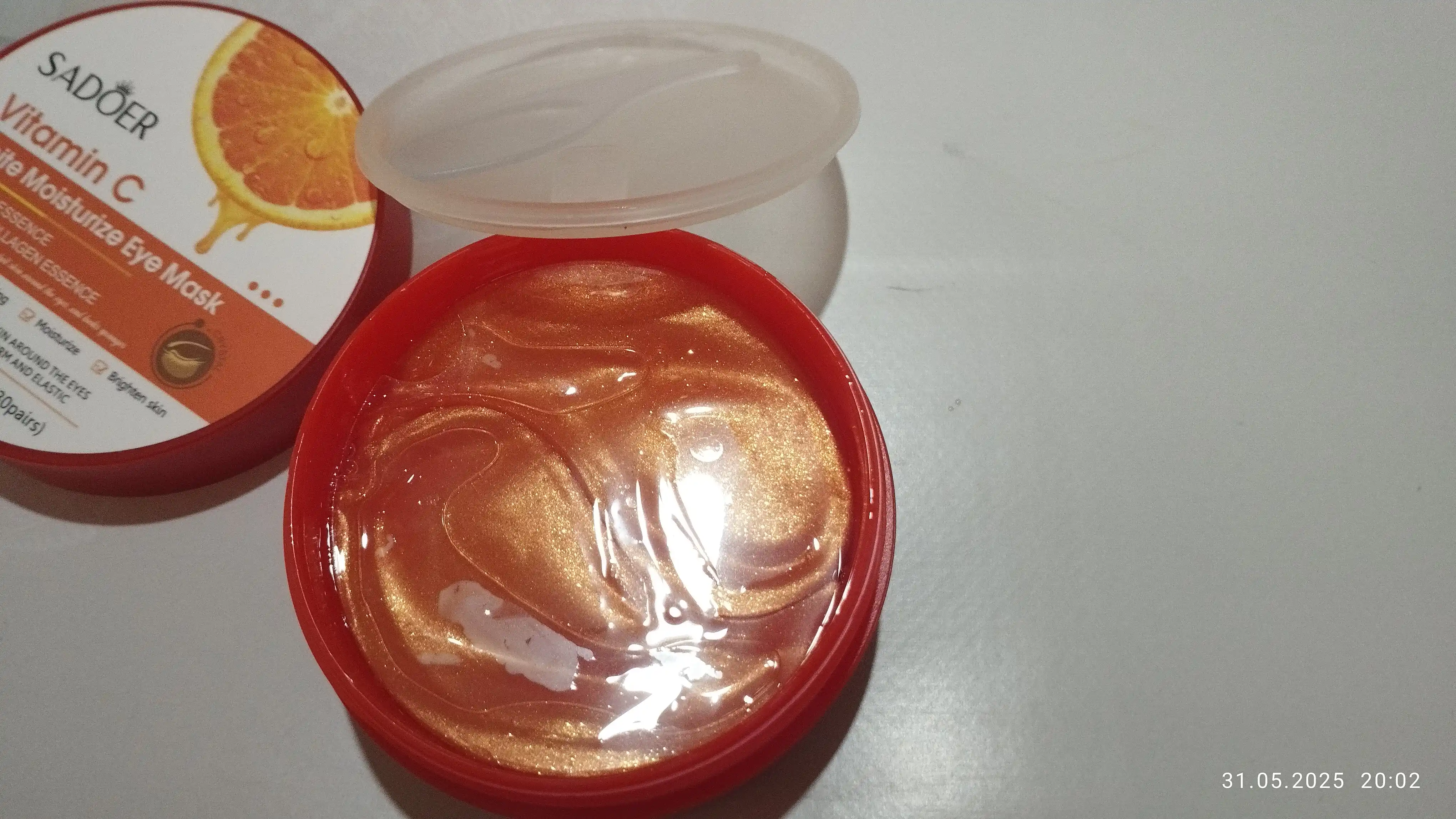 Ko'z atrofidagi teri uchun Innovatsion patchlar, gidrogel, qarishga qarshi, 60 dona