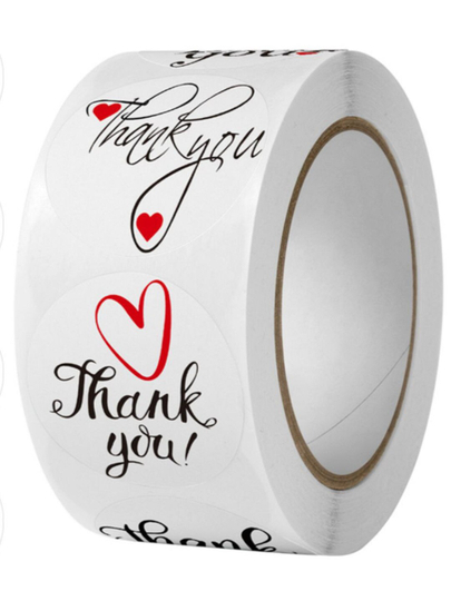 Kuromi, Kitty, Thank you stiker to'plami to'plamda, 50 dona - 