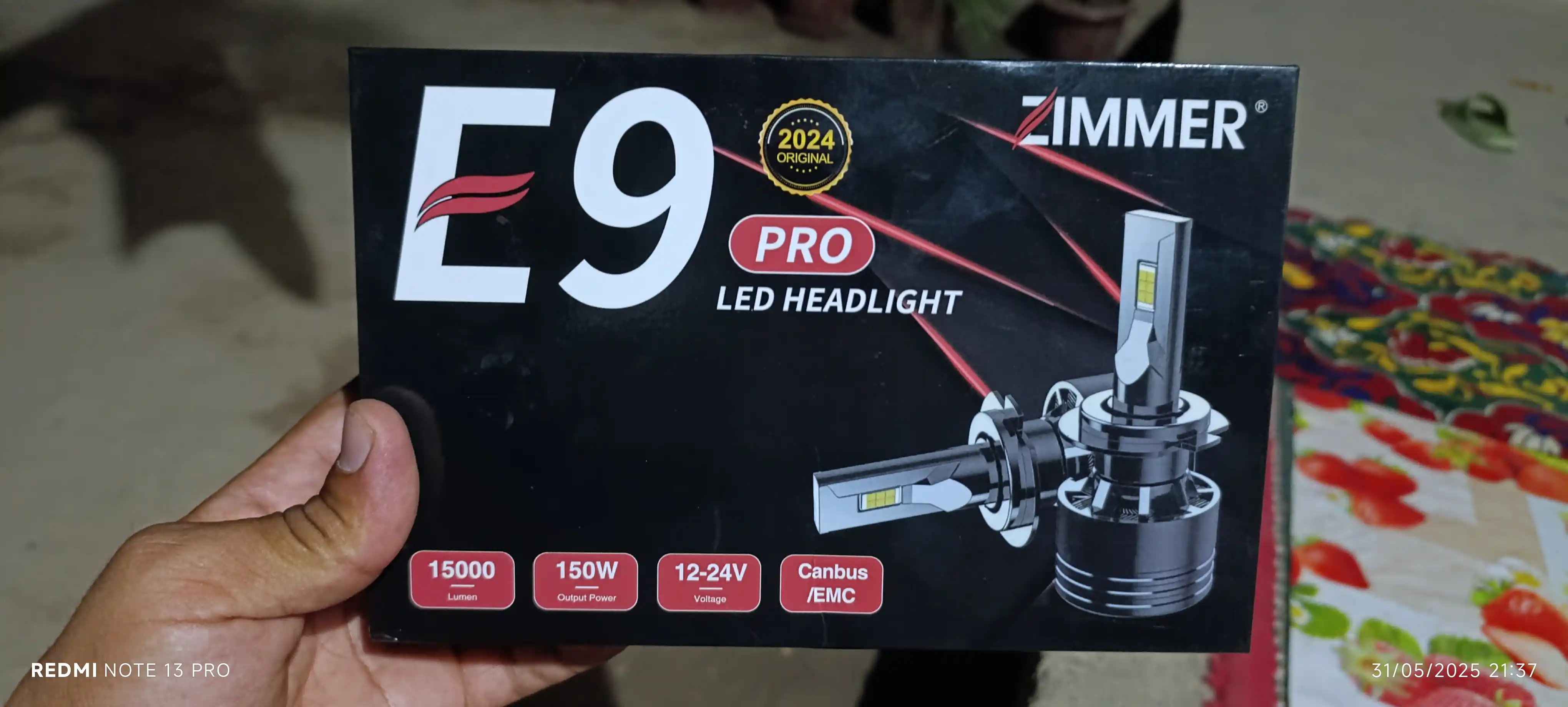 Zimmer LED lampalar E8 PRO va E9 PRO, uzoq va past nur, faralar, tumanga qarshi faralar