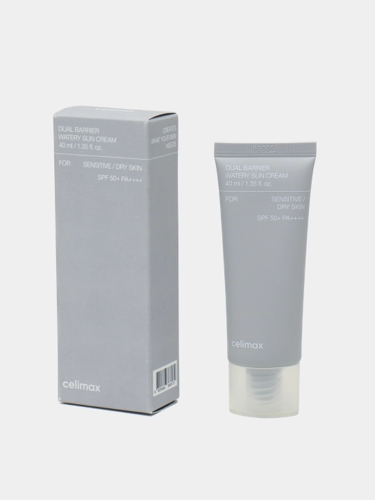Солнцезащитный крем с комплексом церамидов Celimax Dual Barrier Watery Sun Cream SPF50+