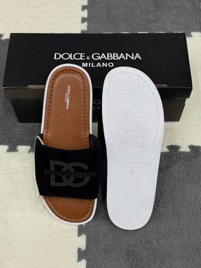 Мужские шлепанцы DOLCE & GABBANA — RICCI07-D7G-ГОРЧИЧ-43