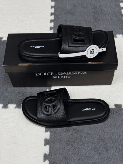 Мужские шлепанцы DOLCE & GABBANA — RICCI07-D7G-ЧЕРН-42