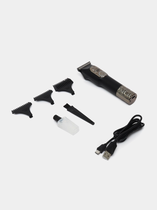Trimmer qaychi va soqol mashinasi, professional, simsiz, VGR