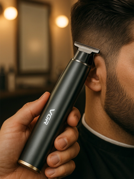 Trimmer qaychi va soqol mashinasi, professional, simsiz, VGR