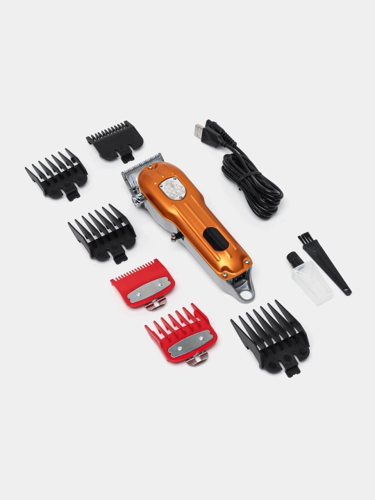 Trimmer qaychi va soqol mashinasi, professional, simsiz, VGR