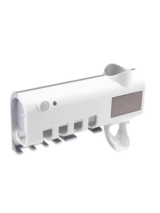 Dozator, tish cho'tkalari va tish pastasi uchun ushlagich, dispenserli, UV sterilizatorli