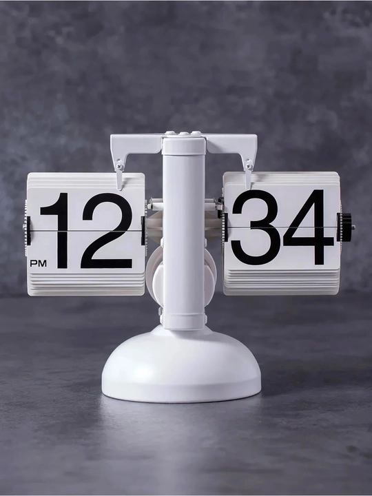 Flip Clock stol soati — har qanday interyerni bezaydigan zamonaviy klassika