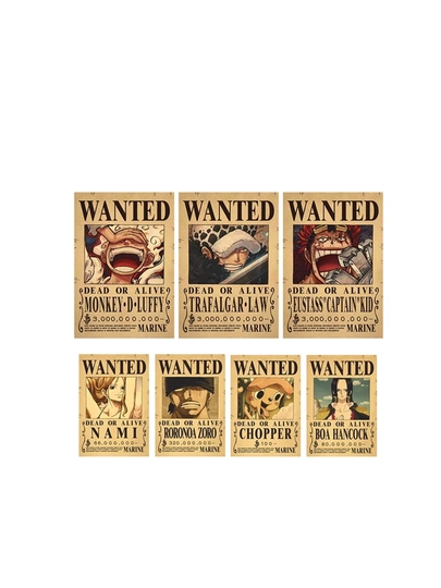 Stikerlar One Piece, 10 ta tasodifiy stikerlar