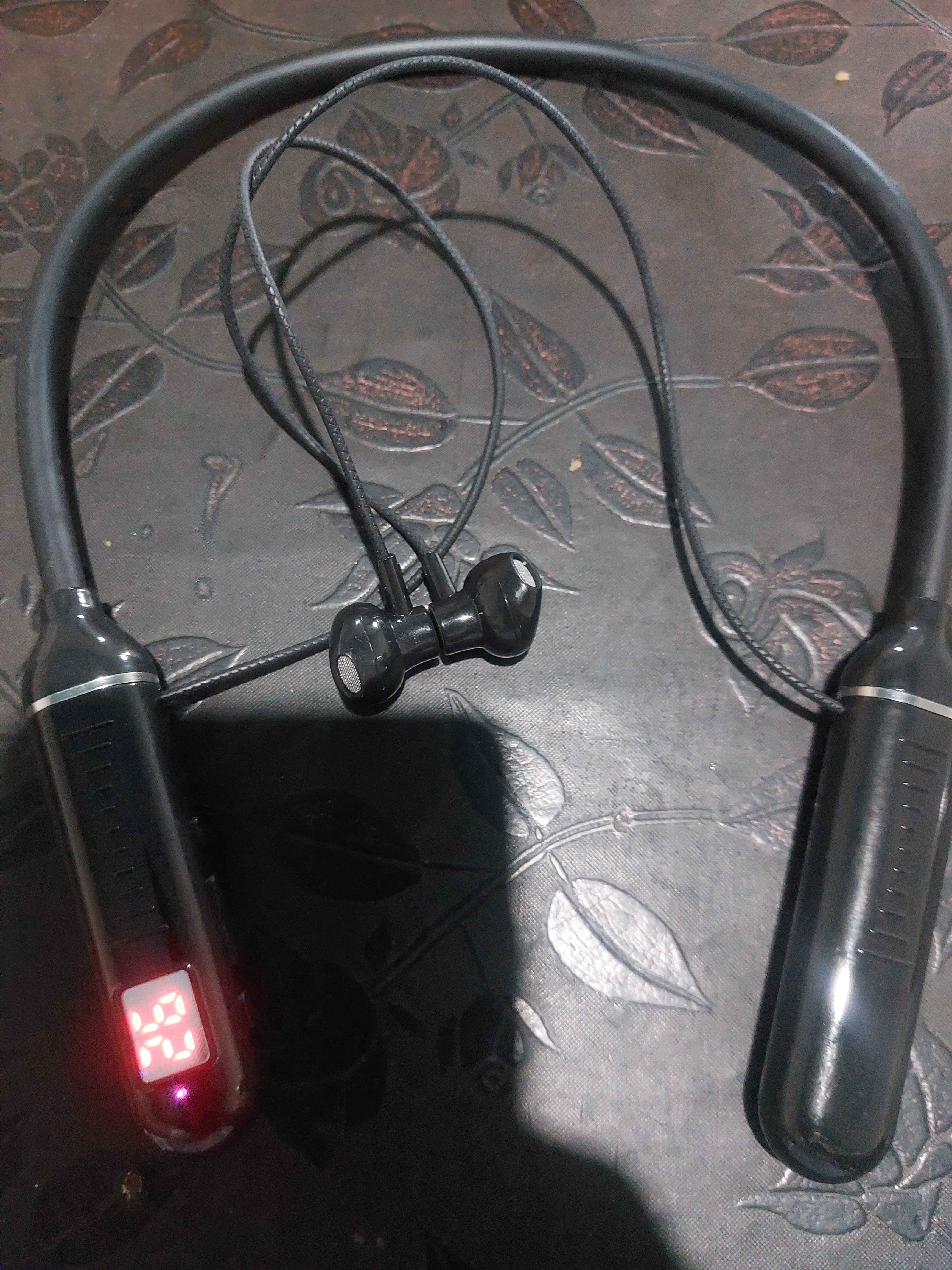 12D simsiz Bluetooth quloqchinlar, ichki kanalli, bo‘yin gardishi bilan