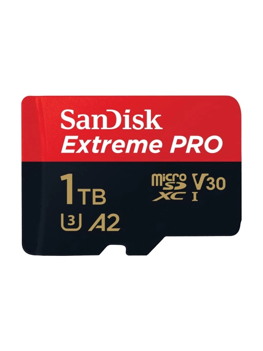 SanDisk Extreme PRO 64GB, 128GB, 256GB, 512GB, 1TB microSDXC™ UHS-I xotira kartasi