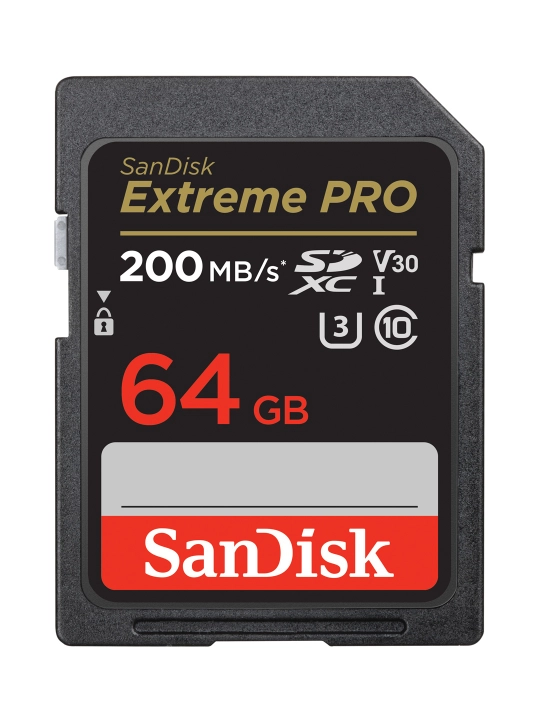 Карта памяти SanDisk Extreme PRO 64GB, 128GB, 256GB, 512GB, 1TB для фото-видеокамер SDXC™ - 