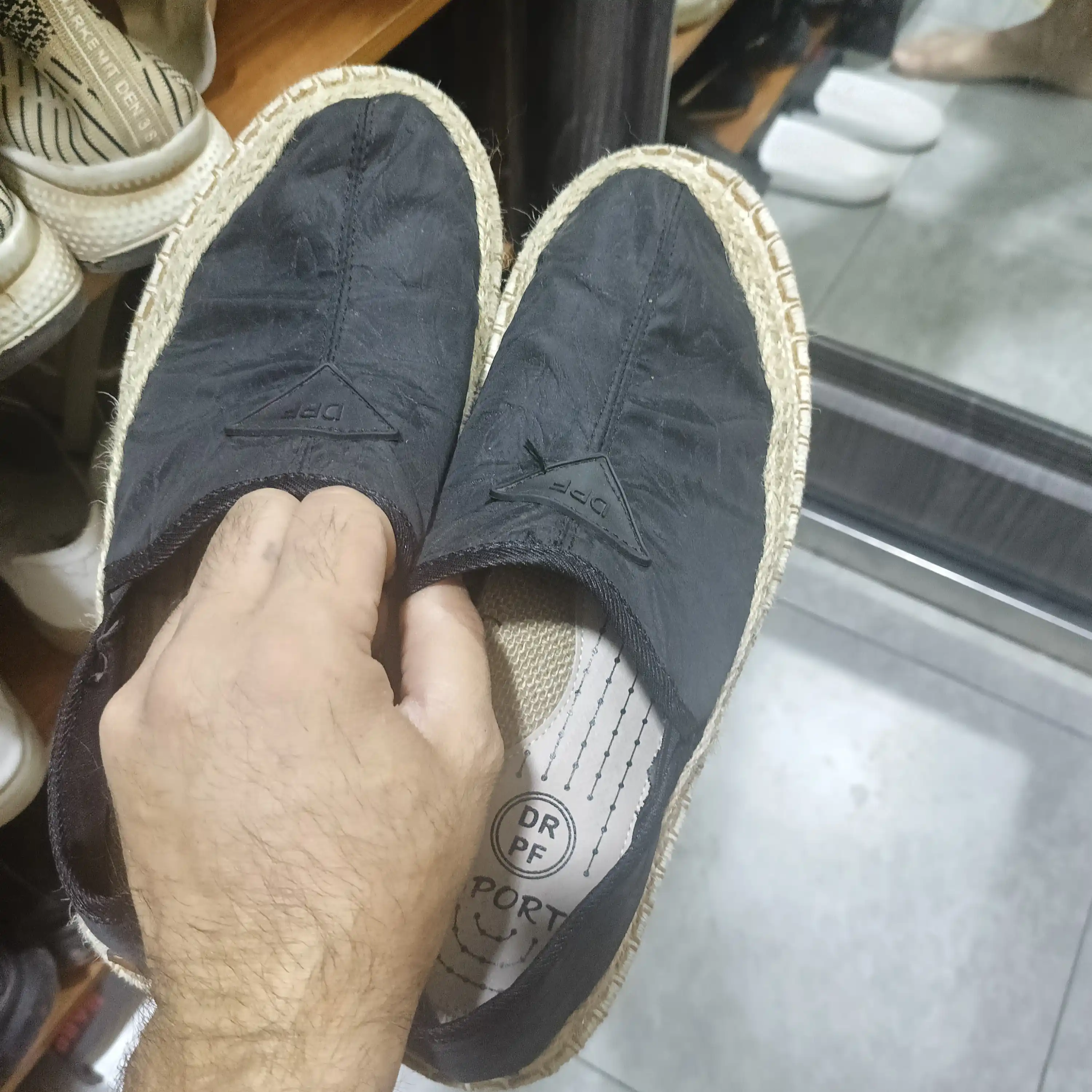 Espadrilya erkaklar uchun yozgi, nafas oluvchi, o‘lcham 39–44