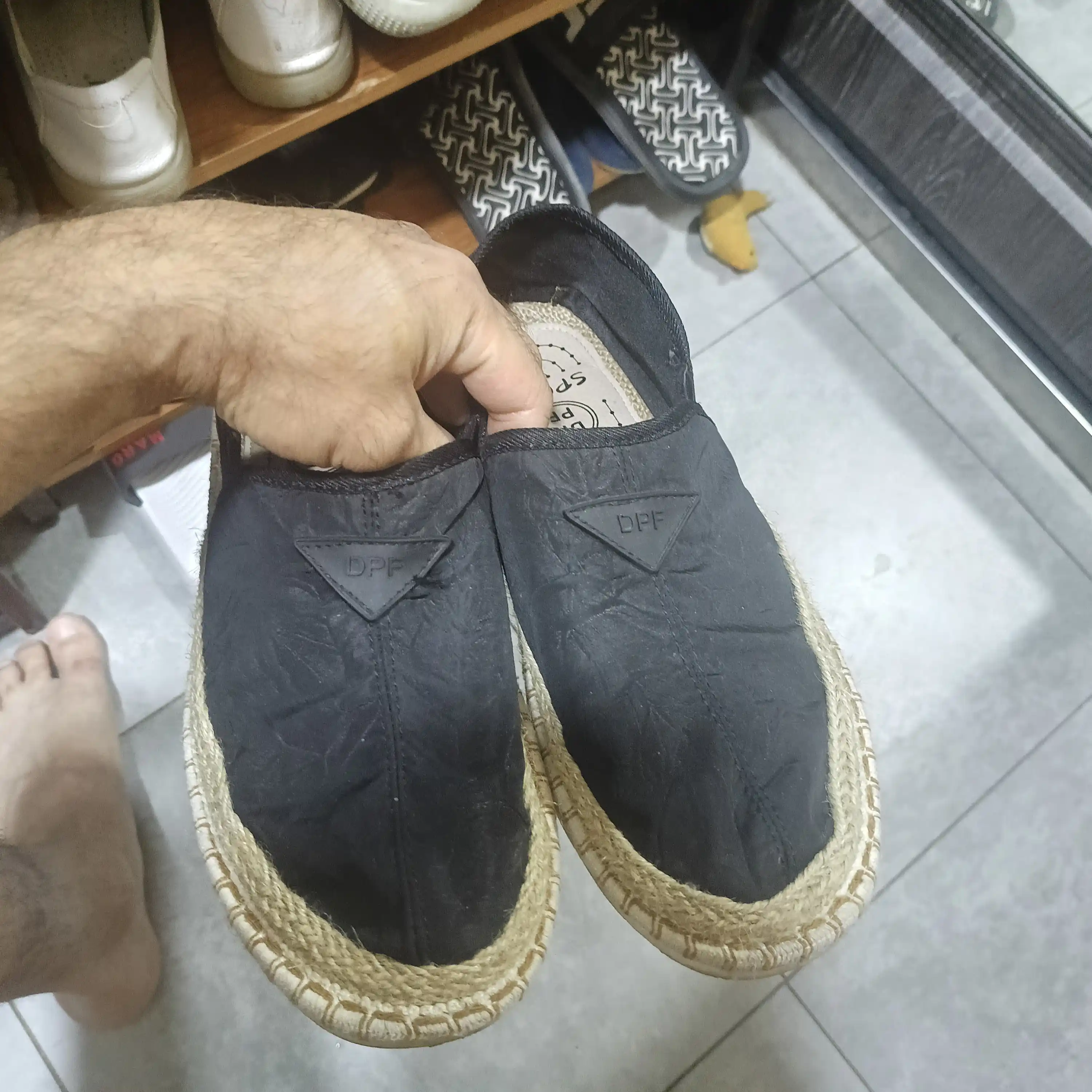 Espadrilya erkaklar uchun yozgi, nafas oluvchi, o‘lcham 39–44
