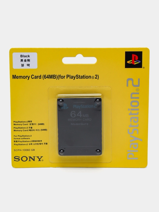 Карта памяти для Sony PlayStation 2, PS2, 8MB / 64MB, Memory Card - 
