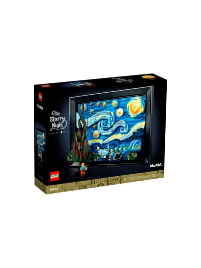 Конструктор LEGO Ideas 21333 Винсент Ван Гог — Звёздная ночь, 2316 деталей — KASPI-21333