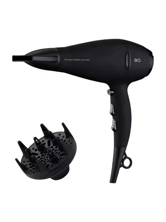 Sochlarini quritish va uslublash uchun fen BQ HD1817M, kuchli 2200 Vt, 3 rejim, salon uchun 2 ta nozul - 