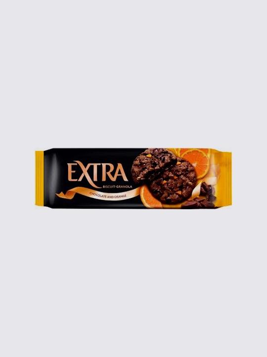 Печенье сдобное EXTRA "Гранола" С шоколадом и апельсином 150 г