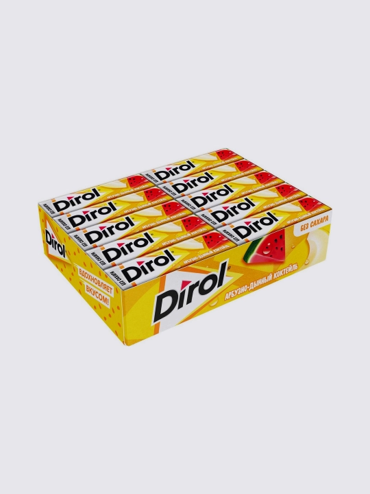 Dirol Tarvuz-qovun kokteyli saqich, 30 dona. 13,6 g - 