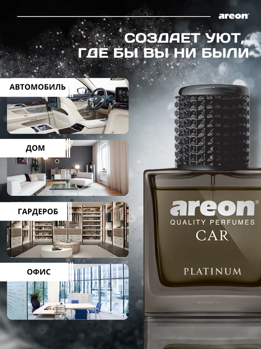 Автомобильный ароматизатор Areon Car Perfume, 50 мл