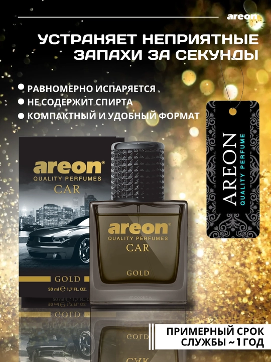 Автомобильный ароматизатор Areon Car Perfume, 50 мл