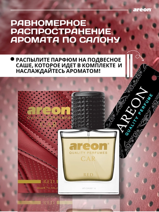 Автомобильный ароматизатор Areon Car Perfume, 50 мл