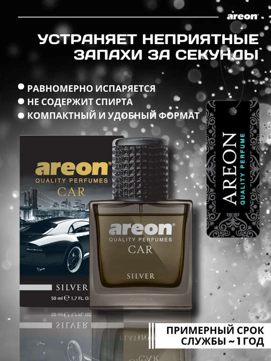 Автомобильный ароматизатор Areon Car Perfume, 50 мл