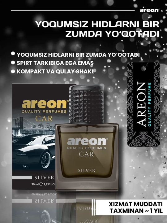 Автомобильный ароматизатор Areon Car Perfume, 50 мл