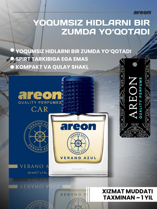 Автомобильный ароматизатор Areon Car Perfume, 50 мл