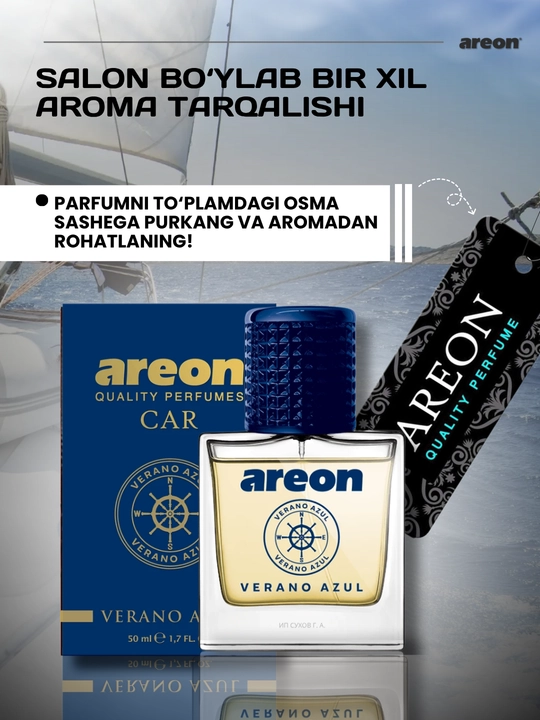 Автомобильный ароматизатор Areon Car Perfume, 50 мл