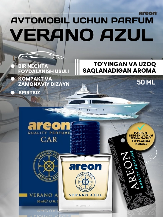 Автомобильный ароматизатор Areon Car Perfume, 50 мл
