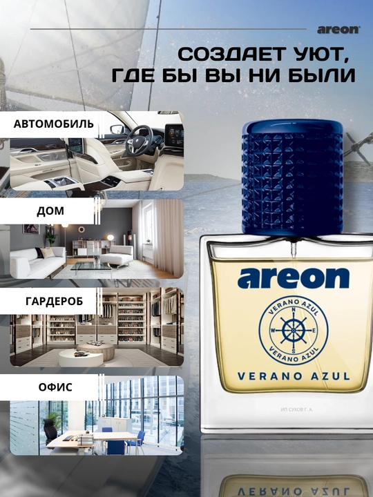 Автомобильный ароматизатор Areon Car Perfume, 50 мл