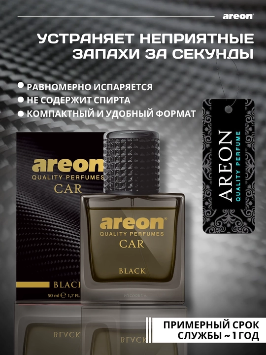 Автомобильный ароматизатор Areon Car Perfume, 50 мл