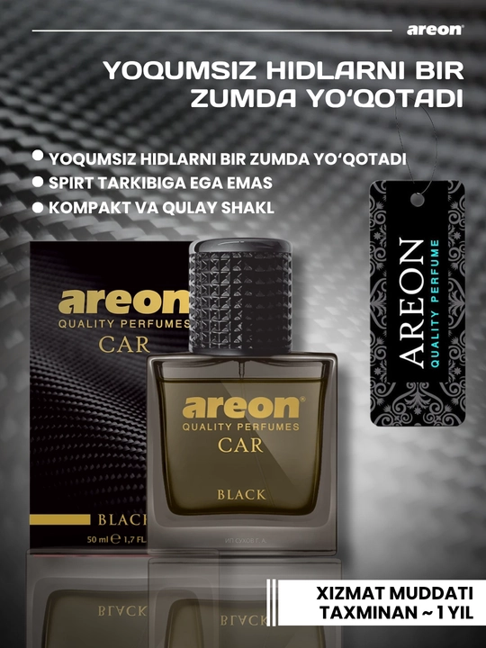 Автомобильный ароматизатор Areon Car Perfume, 50 мл