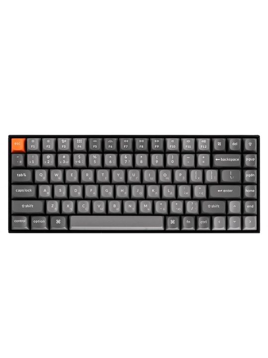 Keychron K2 MAX o‘yin mexanik klaviaturasi 84Key,WL/BT/USB-A,EN/RU/UZ, RGB,K2M-B