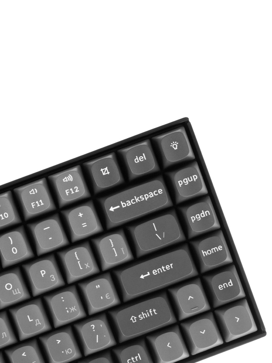 Keychron K2 MAX o‘yin mexanik klaviaturasi 84Key,WL/BT/USB-A,EN/RU/UZ, RGB,K2M-B